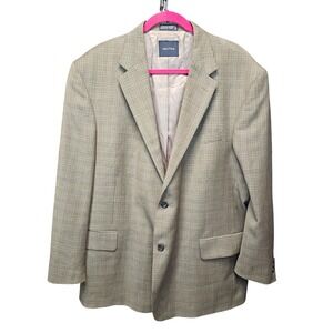 Nautica Mens Plaid Sport Coat Blazer Jacket Size 48R